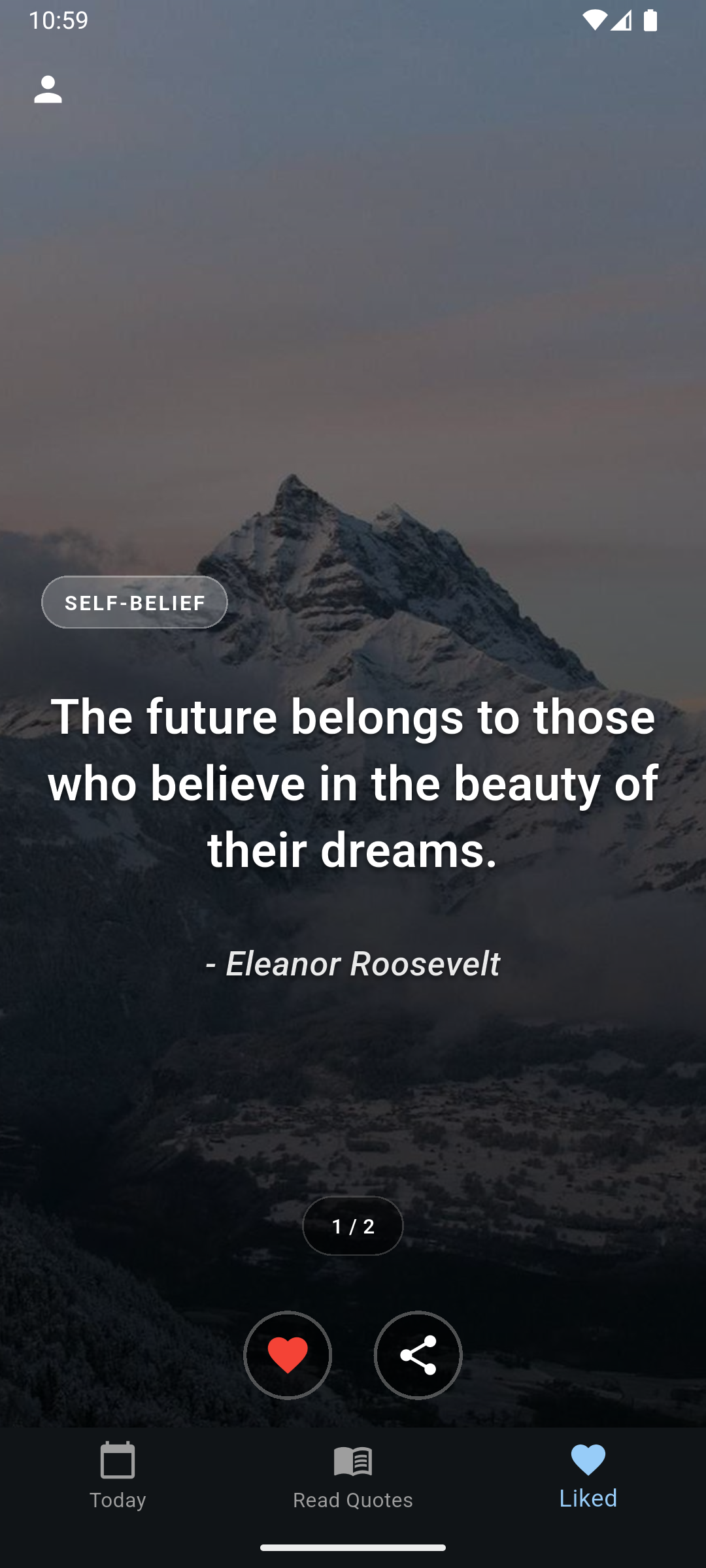 Share Inspiration Feature